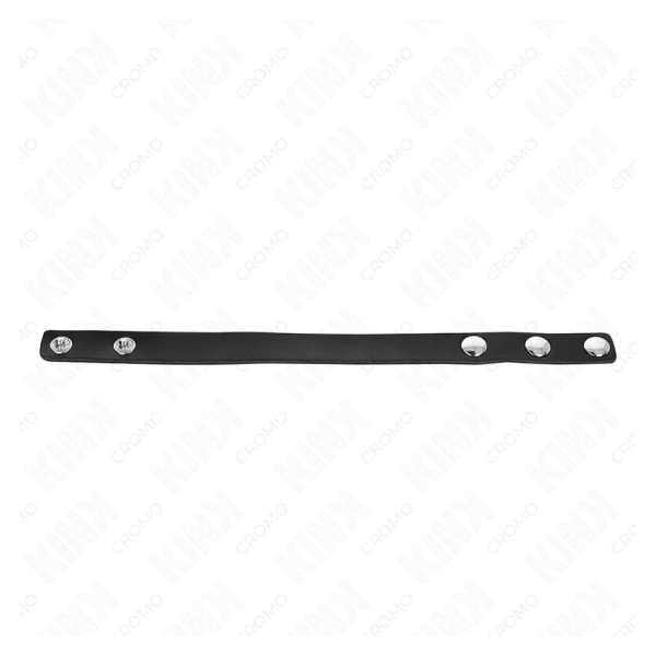 KINK - ANILLO PENE CUERO CON CIERRE A PRESIÓN 21.5 X 1.5 CM