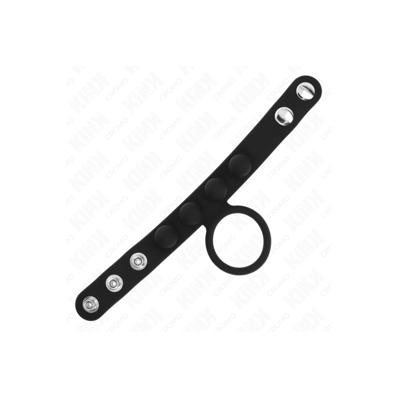 KINK - LEDER PENISRING 3,5 CM MIT DRUCKVERSCHLUSS 23 X 2 CM - KINK RI…