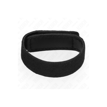 KINK - LEATHER PENIS RING WITH VELCRO CLOSURE 20 X 2 CM - KINK RING P…