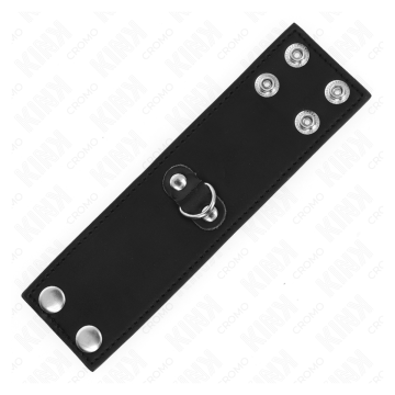 KINK - ANILLO PENE CUERO CON CIERRE A PRESIÓN 18 X 5 CM