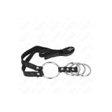 KINK - 4 ANELLI PER PENE IN METALLO COLLEGATI DA 3,8 CM A 5 CM CON CI…