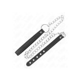 KINK - ANELLO PER PENE IN PELLE 21,5 X 2 CM CON CATENA IN METALLO DA…