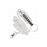 KINK - 7 ANELLI PER PENE IN METALLO DA 3,8 CM A 5 CM COLLEGATI CON PE…