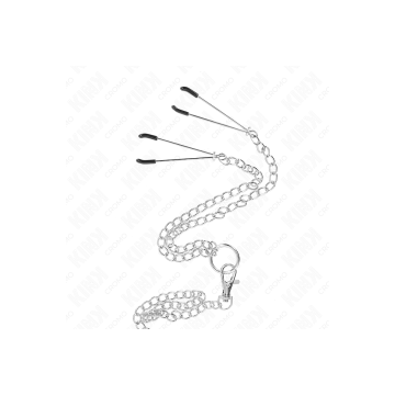 KINK - DREIFACH CHROM METALL PENISRING 3,8 CM BIS 5 CM MIT 26 CM META…
