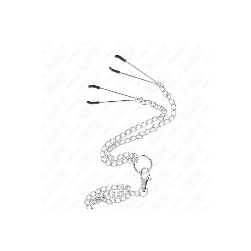 KINK - DREIFACH CHROM METALL PENISRING 3,8 CM BIS 5 CM MIT 26 CM META…