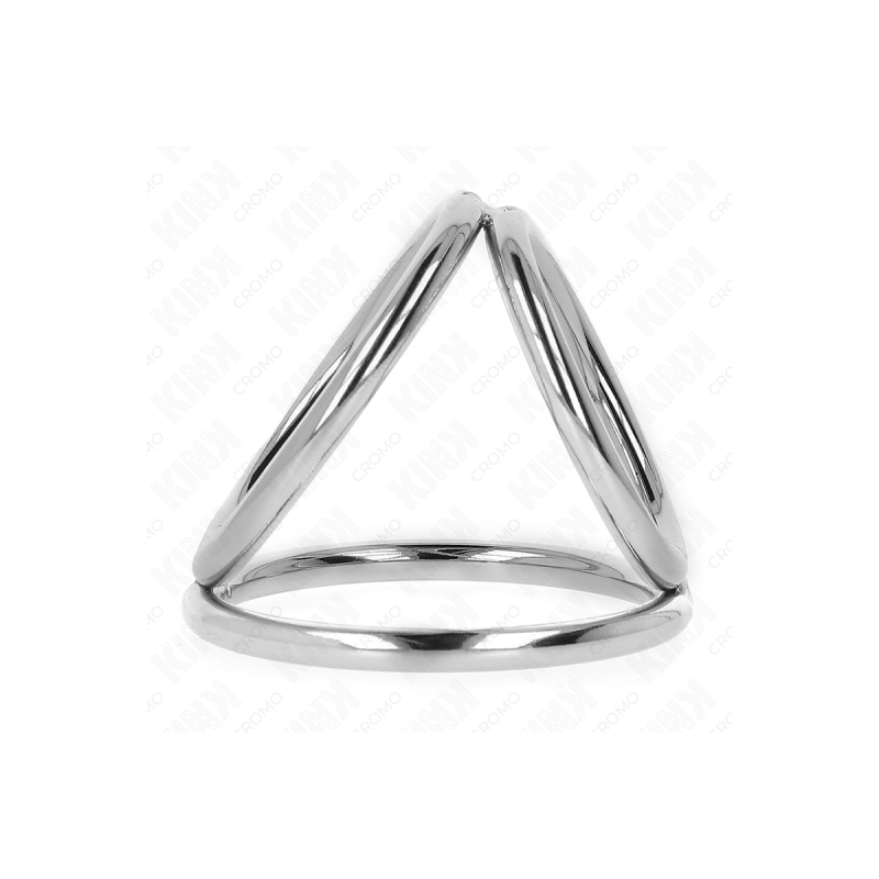 KINK - DREIFACH CHROM METALL PENISRING 3,8 CM BIS 5 CM MODELL 2 - KIN…