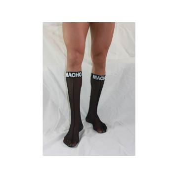 MACHO - CHAUSSETTES FINES TAILLE UNIQUE NOIRES - MACHO UNDERWEAR