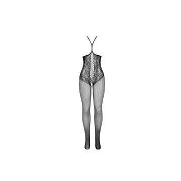 Subblime - 951849 Offener Netz - Bodystocking Mit Neckholder Und
