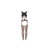SUBBLIME - 951900 FISHNET CROTCHLESS BODYSTOCKING WITH CUP AND OPEN S…
