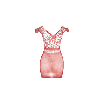 SUBBLIME - 951924 SHORT RED CROCHET GRILL DRESS ONE SIZE - SUBBLIME D…