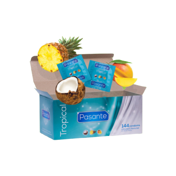 Pasante - Les Préservatifs Saveurs Tropicales 144 Unités | Vybes.it