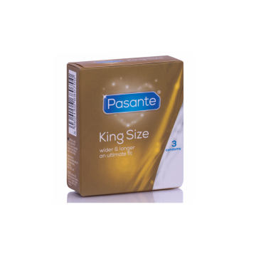 PASANTE --KONDOME KING SIZE 3 EINHEITEN - Natürliche Reichweite