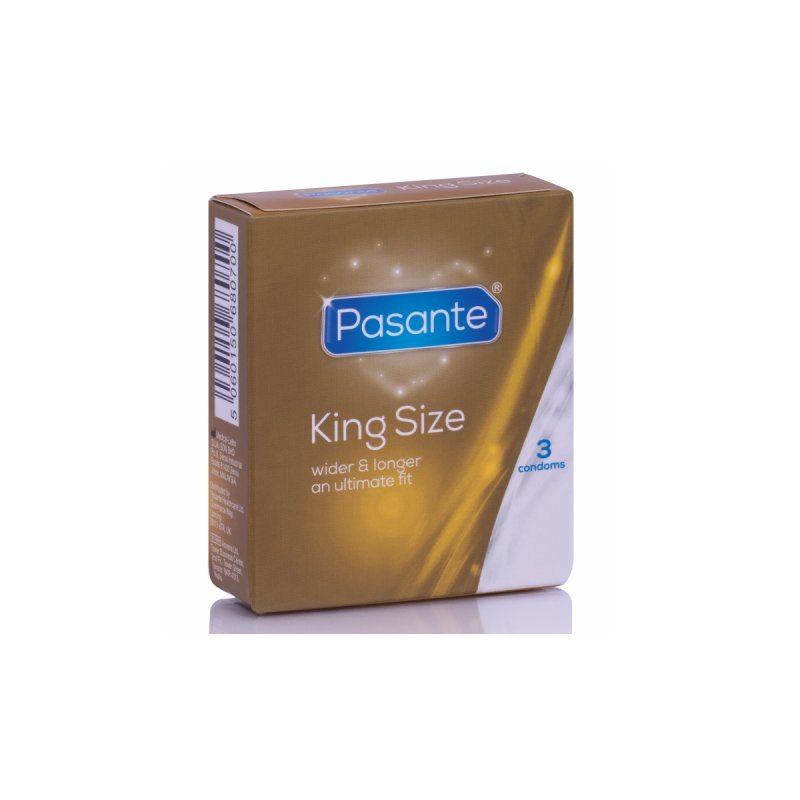 PASANTE - CONDOMS KING SIZE 3 UNITS - Natural Range | Vybes.it
