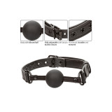 CALEXOTICS - NOCTURNAL BALL GAG SILIKON SCHWARZ - Kiefer
