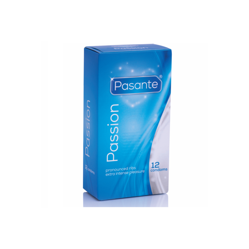 PASANTE - DOTTED CONDOMS MS PLACER 12 UNITS - Points and Stretch Marks