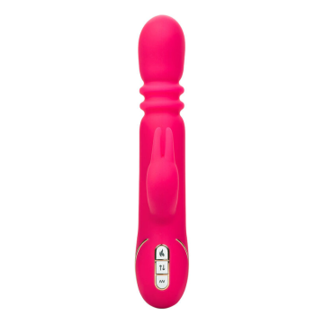 CALEXOTICS - JACK FANTASY VIBRATORE TRIPLO RISCALDATO ROSA CONIGLIO