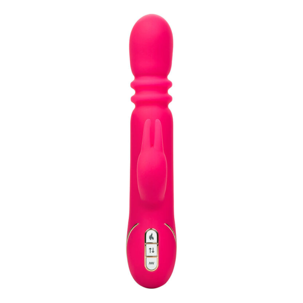 CALEXOTICS - JACK FANTASY VIBRATORE TRIPLO RISCALDATO ROSA CONIGLIO