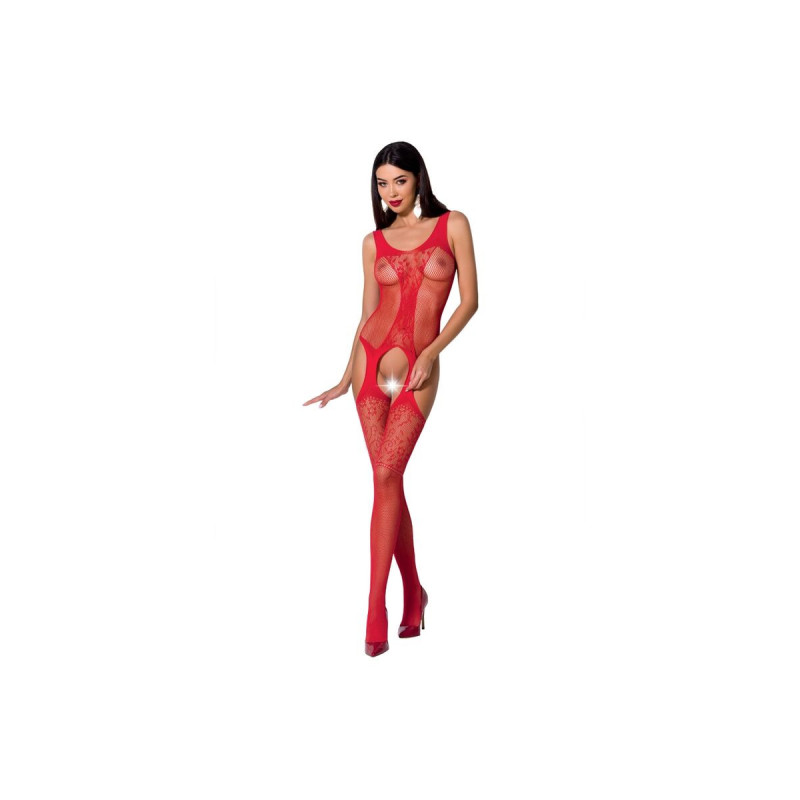PASSION - WOMAN BS072 BODYSTOCKING EINE GRÖSSE ROT - PASSION WOMAN -…
