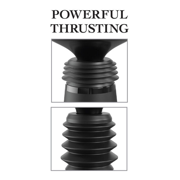 FETISH FANTASY SERIES - BODY DOCK MORSETTO PER DILDO THRUSTER CON 7 MODALITÀ DI SPINTA NERO