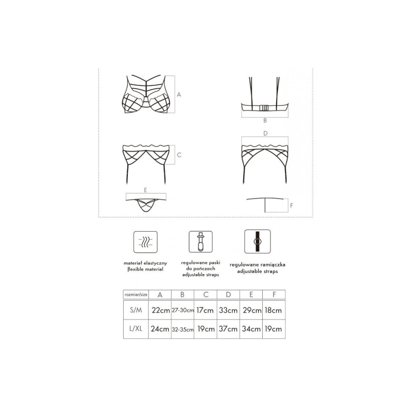 Livco Corsetti Fashion - Soledad Lc 20217 Bh + Hösche +