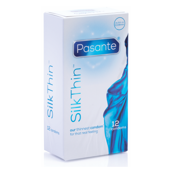 PASANTE - CONDOMS SILK MS FINE 12 UNITS