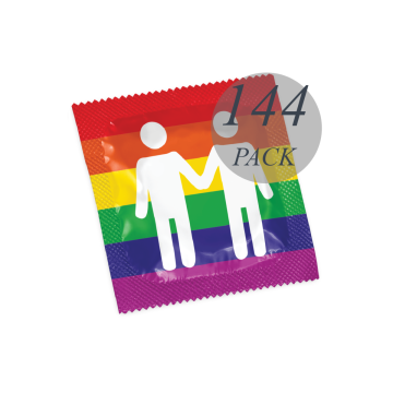 PASANTE - FORMAT GAY PRIDE 144 PACK CONDOMS - Natural Range