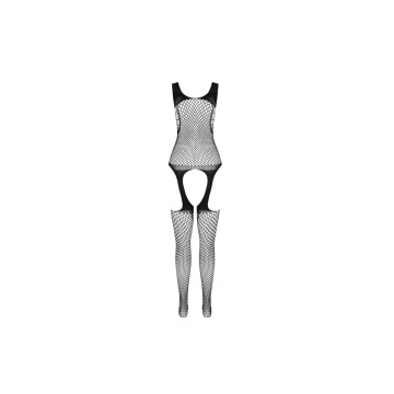 PASSION - BS 104 BODYSTOCKING WHITE ONE SIZE - PASSION WOMAN BODYSTOC…