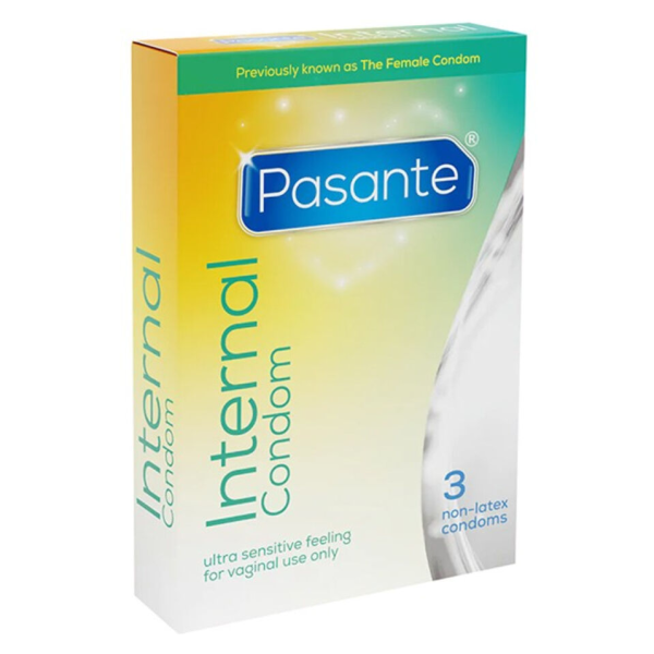 PASANTE – LATEXFREIE FRAUENKONDOMS FÜR DEN INNENBEREICH, 3ER-PACKUNG
