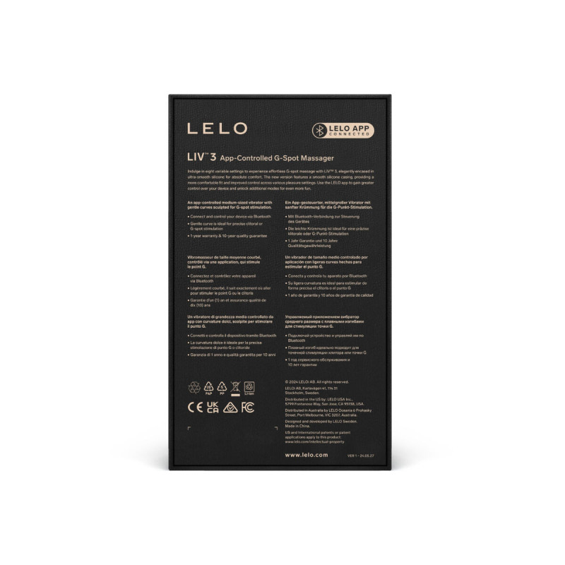 Lelo - Liv™ 3 Estimulador Punto G Azul | Vybes.it