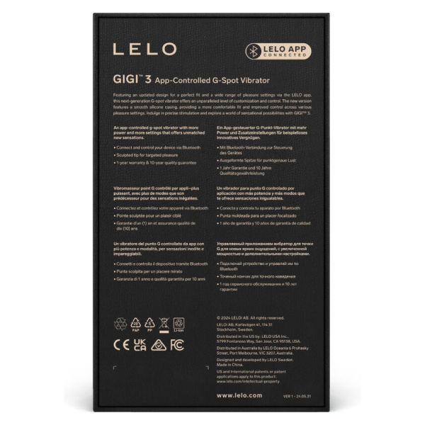 LELO - GIGI™ 3 G-SPOT VIBRATOR PINK