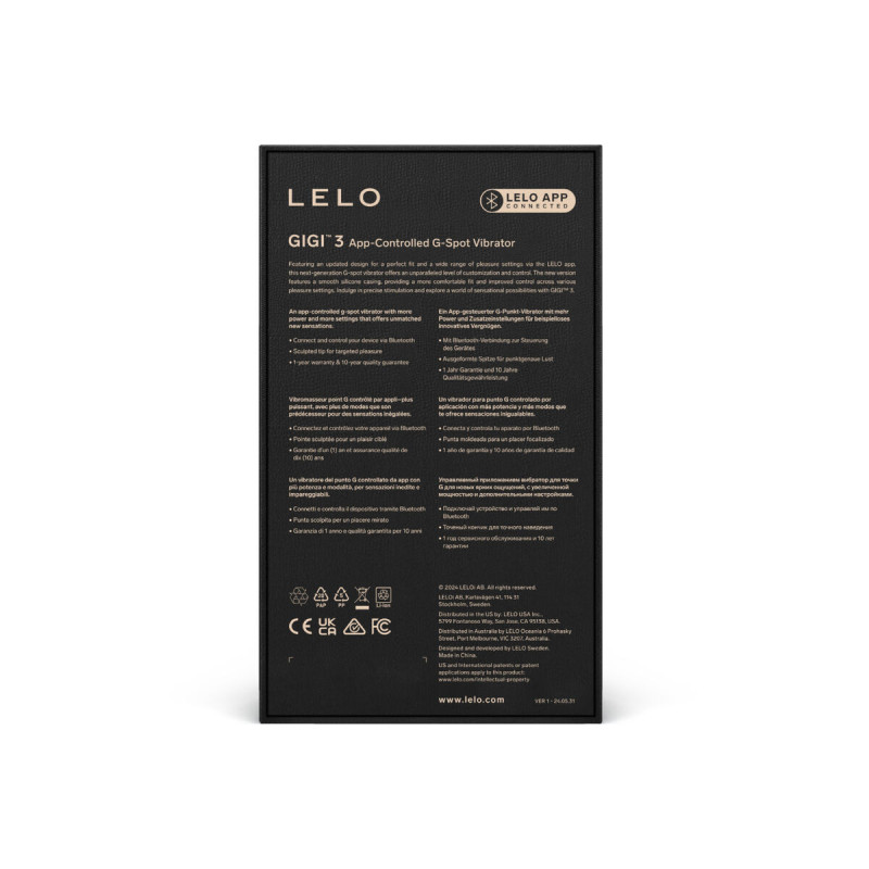 Lelo - Gigi™ 3 Vibrateur Point G Rose | Vybes.it