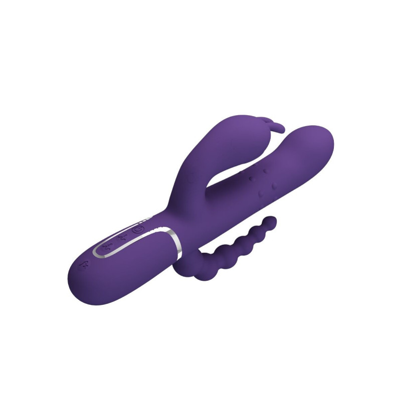 Pretty Love - Cammy Triple Vibrador Multifunción 4 En 1 Morado |