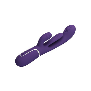 Pretty Love - Shania Triple Vibrador Rabbit Multifunción Morado |