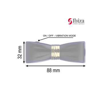 IBIZA - CLIT STIMULATOR 3 HEADS BOW - IBIZA TECHNOLOGY - For Clit