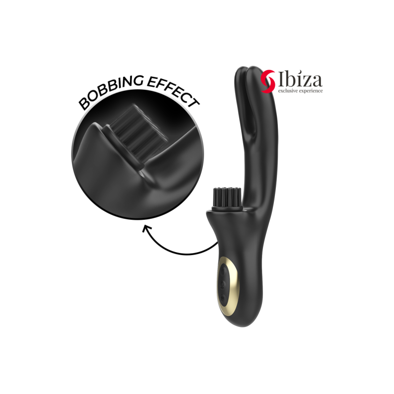 IBIZA - HI-TECH RABITT BRUSHING MULTI-CELL CLITORIAL AND DOUBLE WAVE…