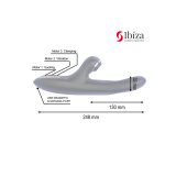 IBIZA - DOPPELVIBRATOR KLEMME SCHWARZ - IBIZA TECHNOLOGY - HI-TECH Vi…
