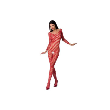PASSION - WOMAN BS077 BODYSTOCKING EINE GRÖSSE ROT - PASSION WOMAN -…