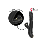 IBIZA - TWO DRAGONS DOPPIO VIBRATORE NERO - IBIZA TECHNOLOGY - Vibrat…