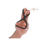 INTENSE - DEWEY DOPPELTER PENISRING AUS SILIKON SCHWARZ MODELL 2 - IN…