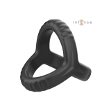 INTENSE - CARSON DOPPELTER PENISRING AUS SILIKON SCHWARZ MODELL 4 - I…