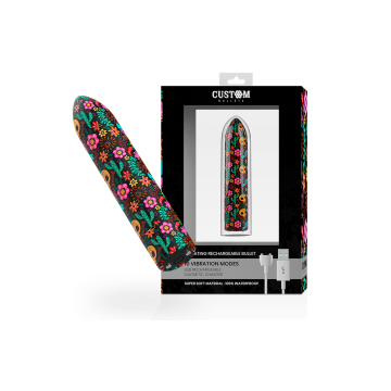 Custom Bullets - Bullets Personnalisés Rechargeable Floral 10