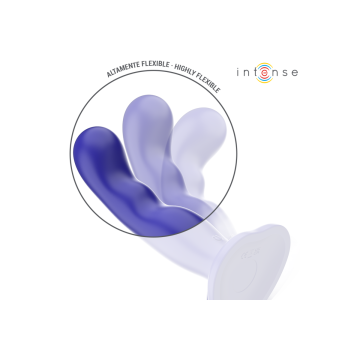 Intense - Shorty Vibrador Con Ventosa Azul Control Remoto | Vybes.it