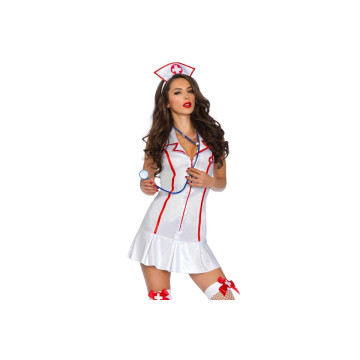 Leg Avenue - Costume D'infirmière En Chef Blanc S/M | Vybes.it