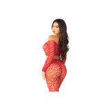 Leg Avenue - Crop Top + Strümpfe Rot Einheitsgrösse | Vybes.it