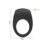 Intense - Clover Anillo Vibrador Pene 10 Vibraciones Negro |
