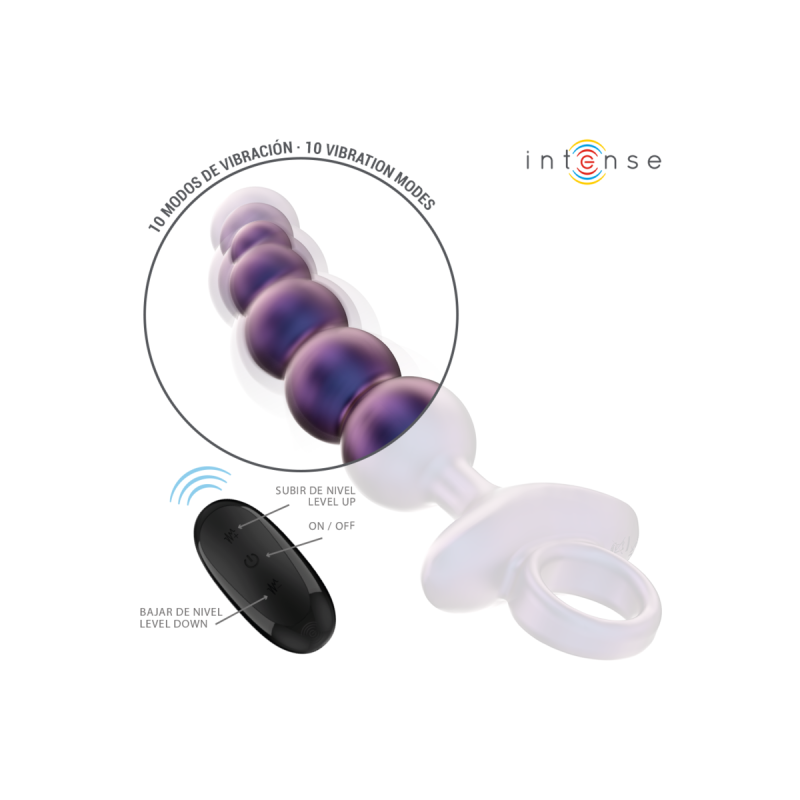 Intense - Tito Plug Anal Vibrador Modelo 3 Control Remoto | Vybes.it
