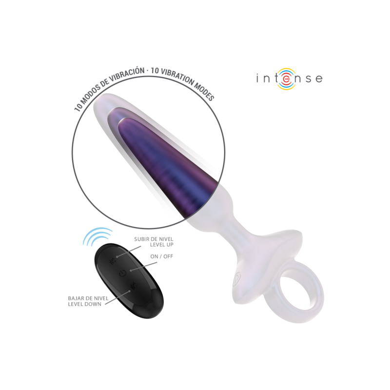 Intense - Marlon Plug Anal Vibrador Modelo 4 Control Remoto |