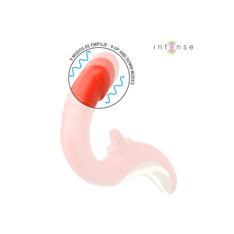 Intense - Paulina Vibrador & Estimulador En Forma De U Rojo |