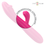 INTENSE - IVY FLEXIBLE VIBRATOR 10 VIBRATIONS WITH STIMULATING TONGUE PINK