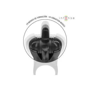 Intense - Mabel Anillo Vibrador 10 Vibraciones Con Estimulador De